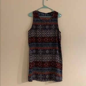 Abstract Print Dress